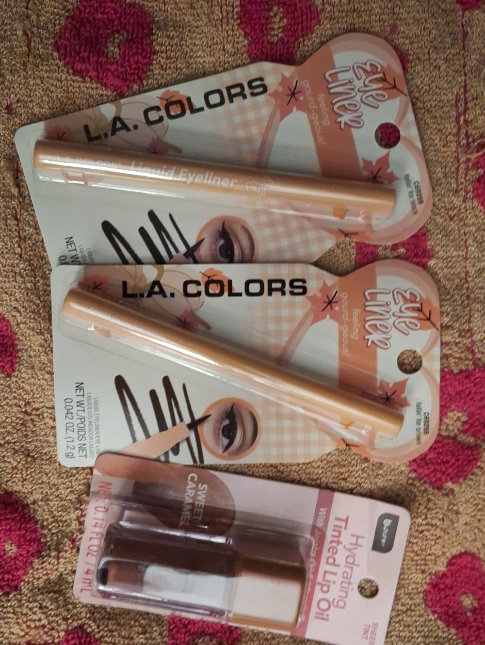 L.A. COLORS Peach Eye Liner - Pack of 2